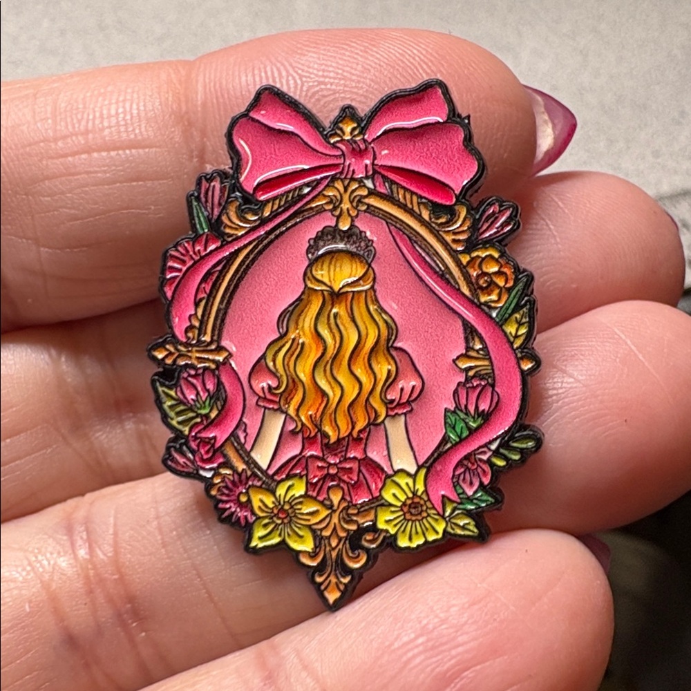 Glinda good witch Floral Brooch-Wicked movie